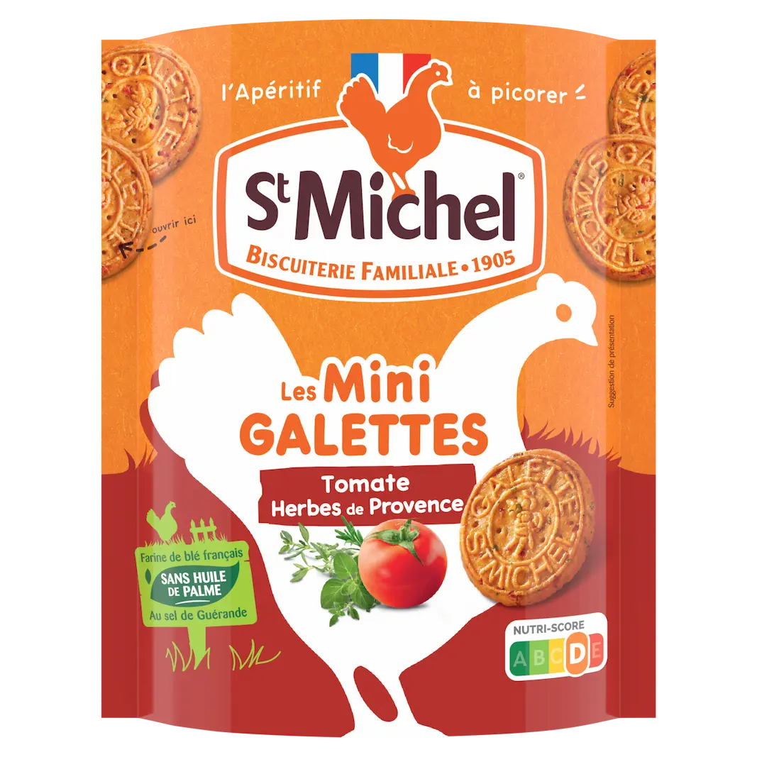 Mini Galettes Tomate et Herbes de Provence